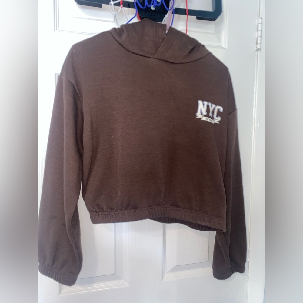 Nyc brown sweatshirt